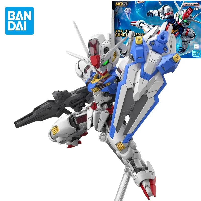 

Bandai Original GUNDAM Anime Figure MGSD XVX-016 GUNDAM AERIAL Action Figure Toys for Kids Gift Collectible Model Ornaments
