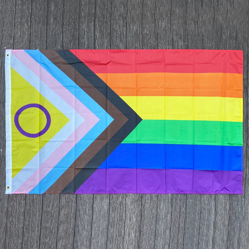 Xvggdg banderas arcoíris, 90x150cm, LGBTQIA Ace, comunidad, no sexual, Asexuality, Bandera de orgullo asexual