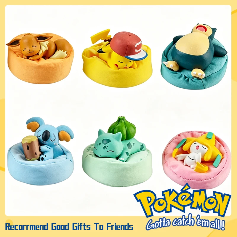 Urocza poduszka do spania Pokemon Pikachu Snorlax Bulbasaur Pluszowa figurka anime Q Doll Miękka poduszka na sofę Dekoracja do sypialni Gorąca wyprzedaż Prezent