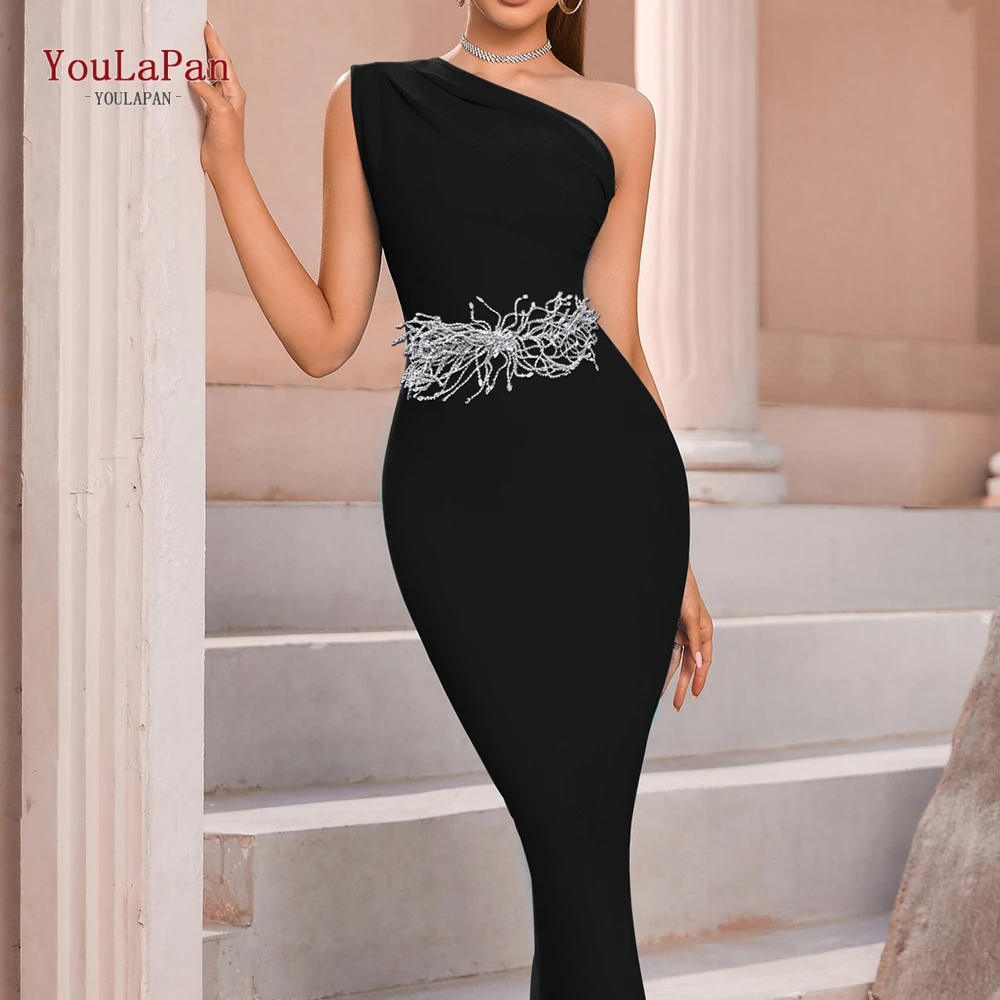 YouLaPan Bride Party Gown Sash Accessories Luxury Women's Belts Bridesmaid Party Prom Dress Rhinestone Belt Decorative SH423