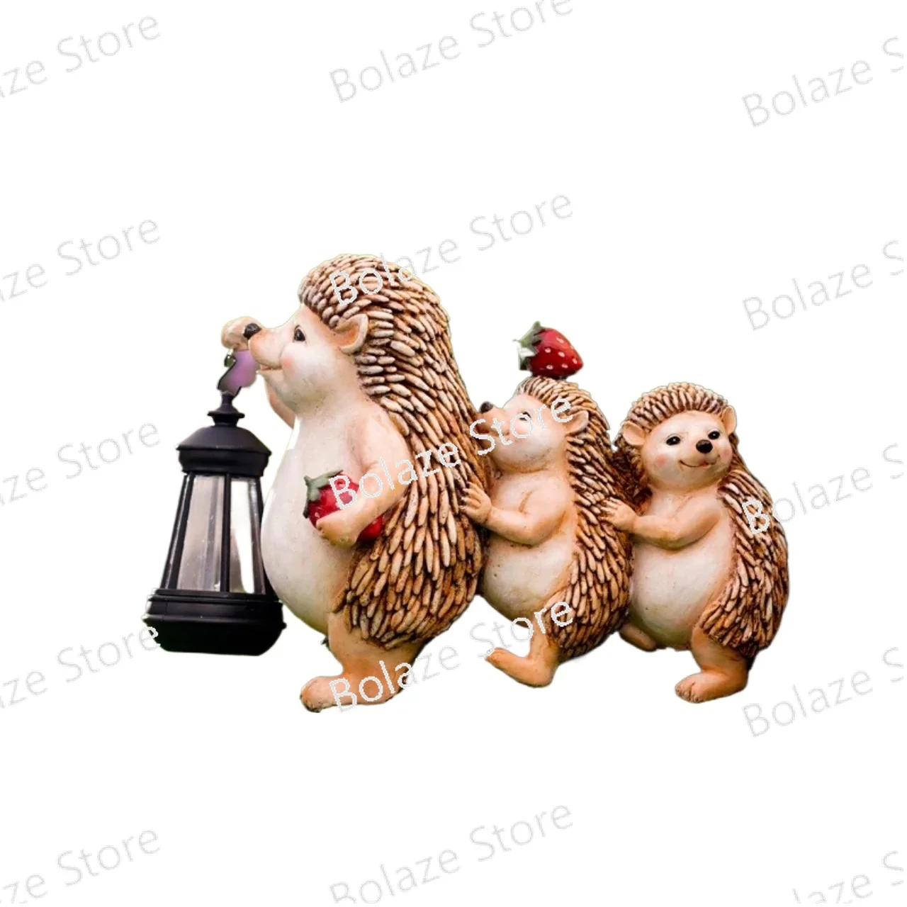 Solar light outdoor garden landscape hedgehog animal decorative crafts