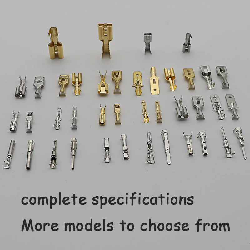 50Pcs Cable Lugs-Sortiment Connectors Flat Plugs Cable Lugs Car Boxed Cable Plug Wire Connector Terminal Set For Cars