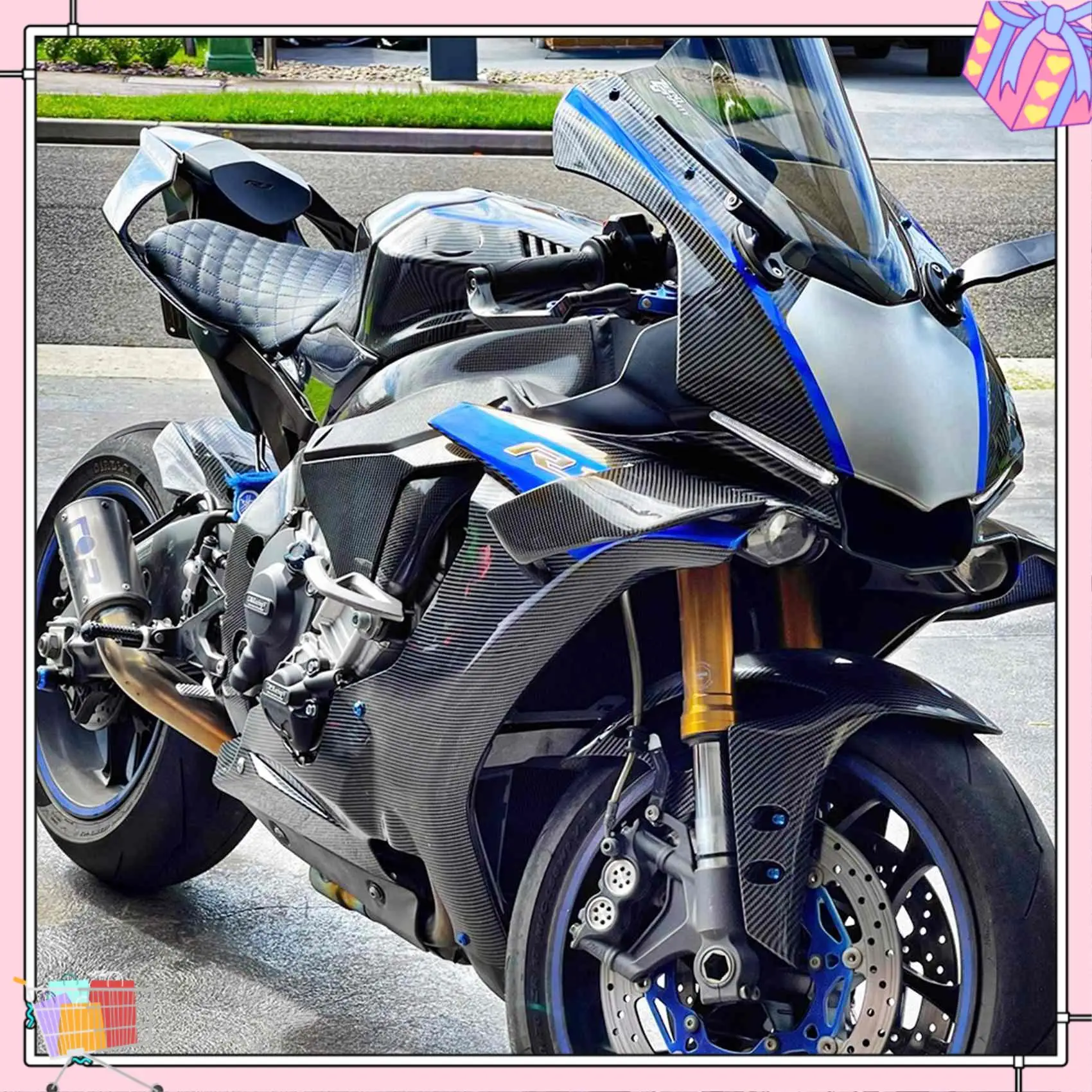 

A77T-Motorcycle Mirrors Modified Wind Wing Adjustable Rotating Rearview Mirror For YAMAHA R15 R25 R3 R1 R1S R6 R6S V2 V3