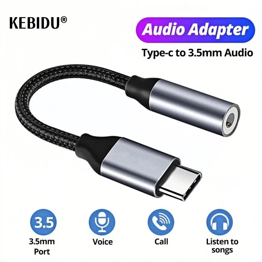 USB タイプ C から 3.5 ミリメートル AUX アダプタ Type-c 3 5 ジャックオーディオケーブルヘッドフォンケーブルコンバータ iPhone 15 Samsung Galaxy S24 S23 用