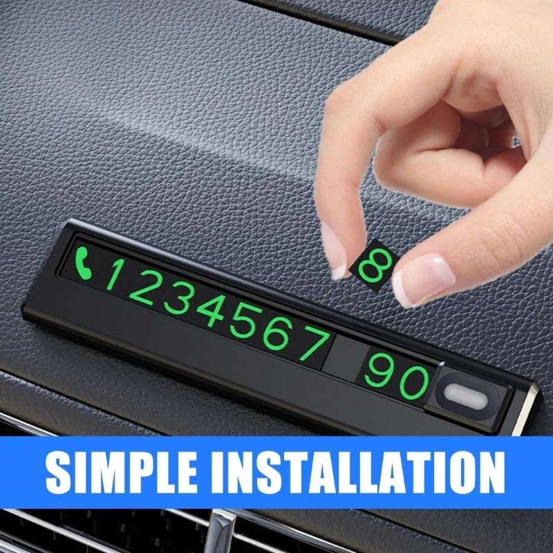 Идентификаторы-местоположения-автомобиля-номерной-знак-телефона-номер-системы-помощи-при-парковке-временное-украшение-знака