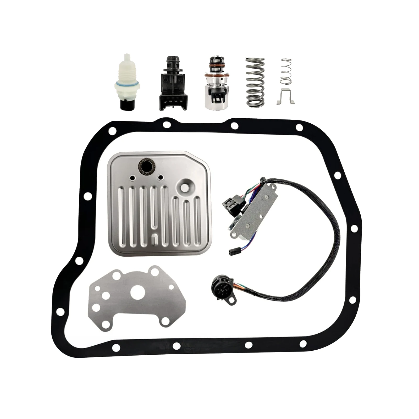 1Set A518 46RE 48RE Transmission Filter Solenoid Sensor Kit For Dodge Solenoid Service & Upgrade Kit Car Accessories Replacement