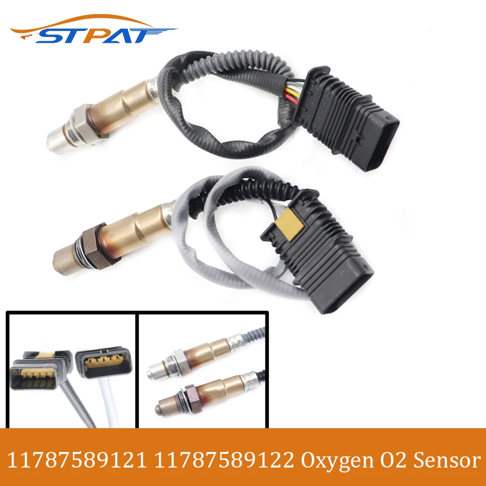 STPAT 2PCS 11787589121 11787589122 Upstream &Downstream Oxygen O2 Sensor For BMW 228I 320I 328I 428I 528I X1 X3 X4 X5 Z4 F20 F35