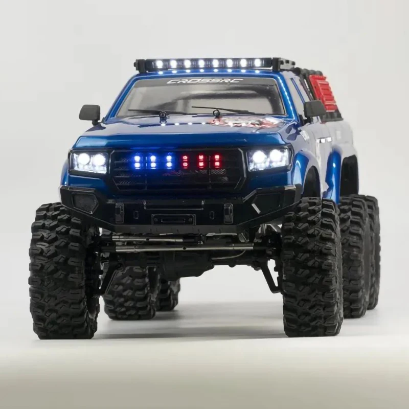 CROSSRC 1/10 RC AT6 Assembled Painted Crawler Off-Road Vehicles 6X6 Climbing Cars Remote Control Car Toy with Light TH21779