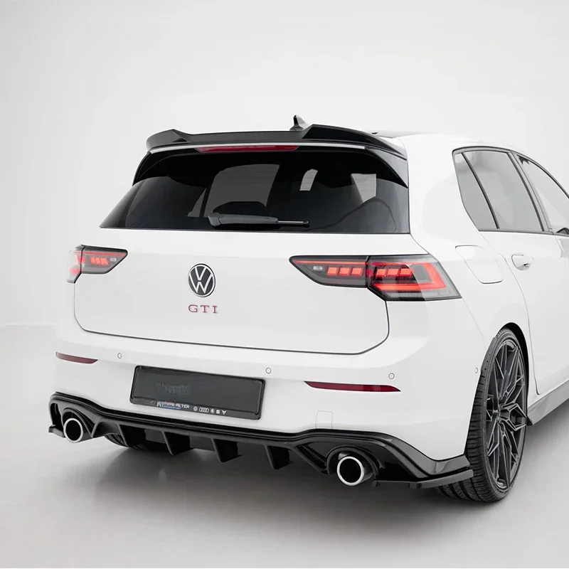 For VW Golf MK8 GOLF MK8 Facelift 2020-2025 MAXTON Style Rear Valance Rear Bumper Diffuser Spoiler Splitter Bodykit Tuning