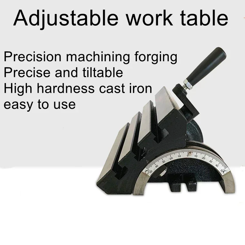 10 inches adjustable angle tiltable table CNC special milling machine cast iron precision rotary table