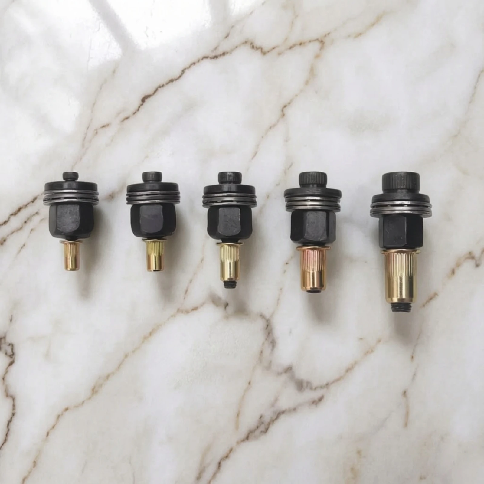 5 Pieces Rivet Nut Installation Adapters Galvanized Carbon Steel Rivnut Kit Fasteners Grade 4.8