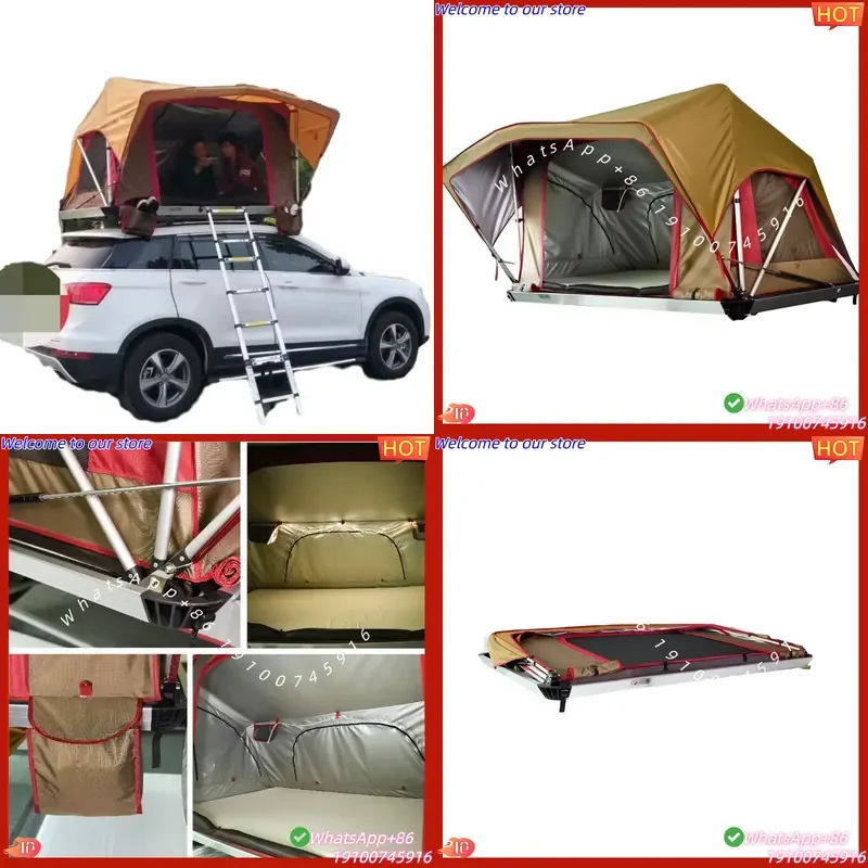 CE Certificate China Wholesale Ultra-Thin Lightweight Automatic Car Roof Tent Durable Easy Setup for Camping Outdoor