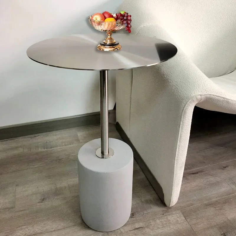 Nordic Low Coffee Tables Modern Design Round Corners Stone End Side Table Living Room Furniture Coffee Table Tavolo Desk