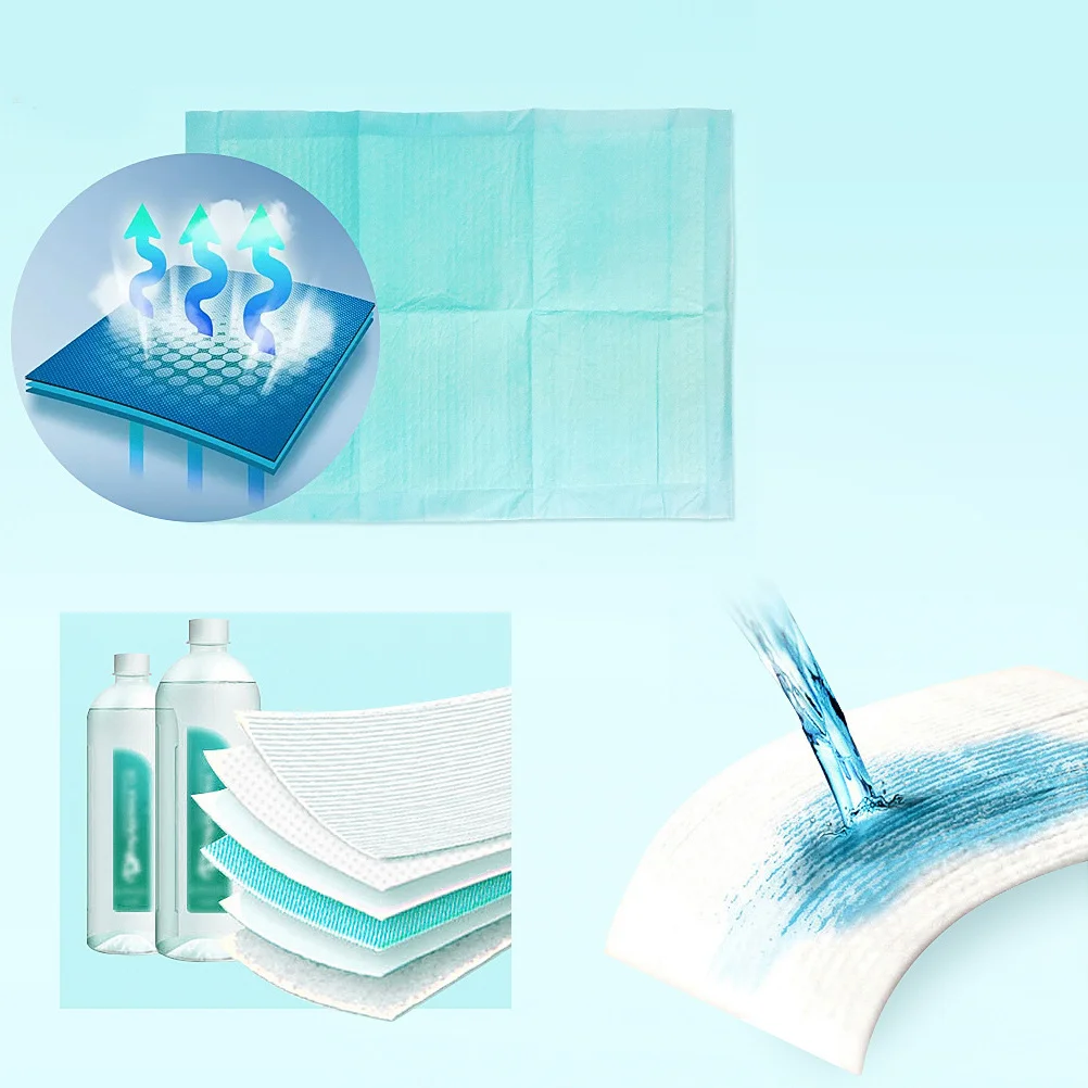 

50pcs Pee Pads Small Size 45.00X33.00X0.10Cm Super Absorbent Training Wee Pads For Puppy Indoor Use Pet Urine Pad Diapers Pet