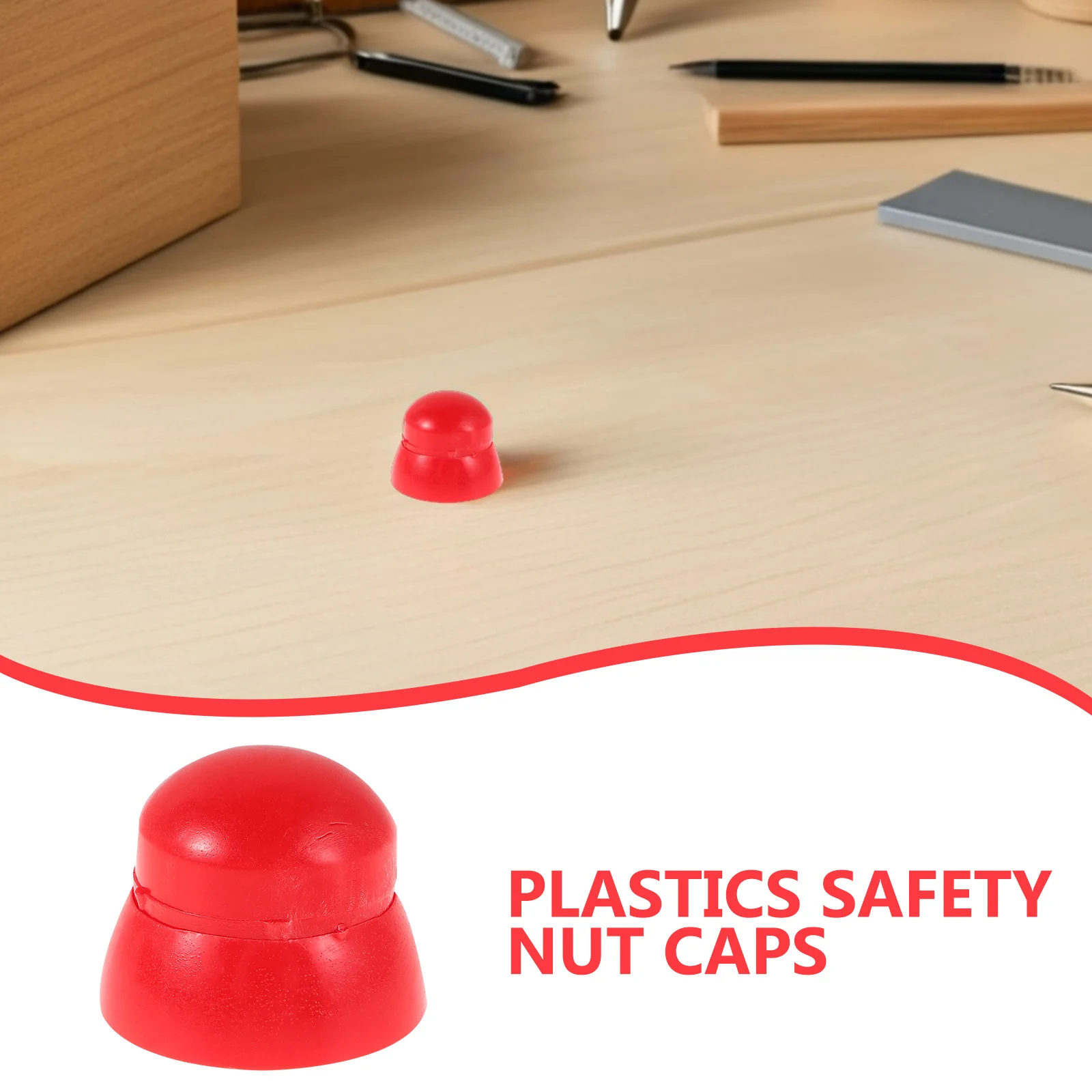 50 szt. Osłonek na śruby do placów zabaw - Jasne kolory i solidna konstrukcja dla bezpiecznych i atrakcyjnych struktur zabawowych, nakładki na śruby.