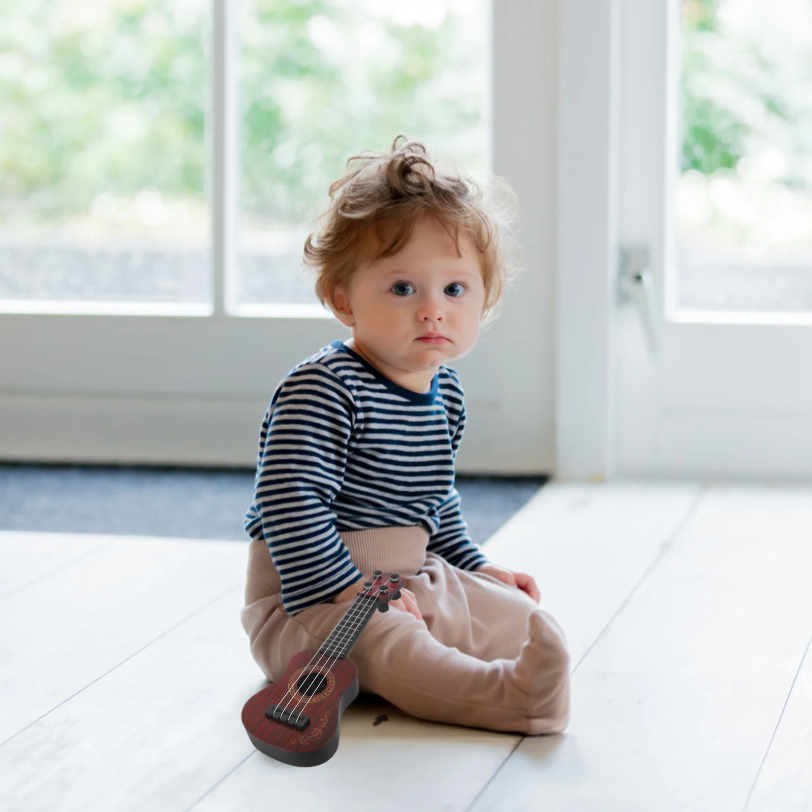 Simulation Guitar Musical Instrument Funny Plaything Creative Colorful Kids Guitar Learning Portable Musical Instrument