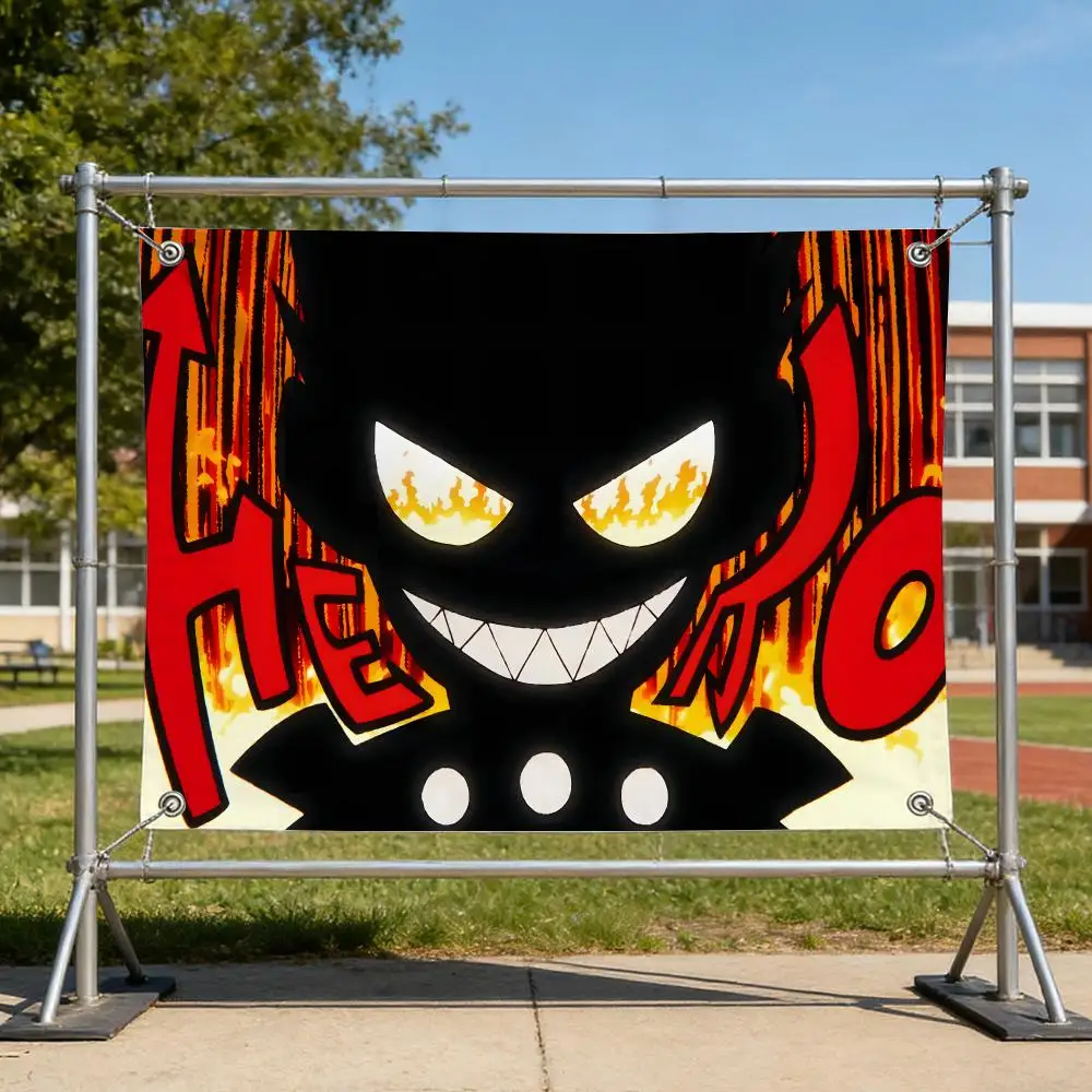 Anime TV Stylish Fire Force Flags Specialized for indoor and outdoor home decorations, outdoor camping, and bar parties