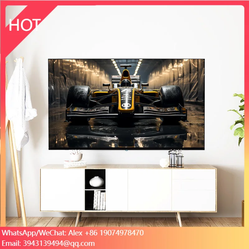 43 Inch 50 Inch 4K QLED Smart TV - LED Display ATV DTV DVB-T2 S2 CI HDTV Hi-cast 5G WiFi - Home Entertainment