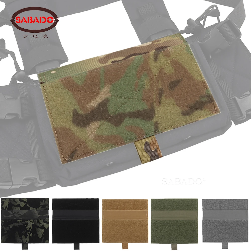 Tactical Micro Fight Full Flap Hook Loop MK2 MK3 MK4 Chest Rig Hunting Vest Hanging Front Panel Cover Airsoft Pouch Accessories