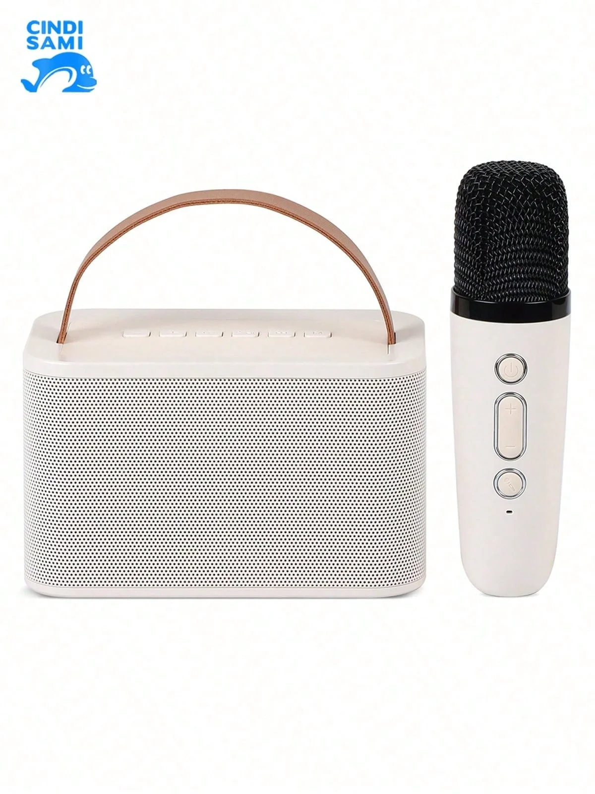 Small Bluetooth speaker, portable outdoor Karaoke, wireless Mini microphone for songs, microphone, integrated Audio music