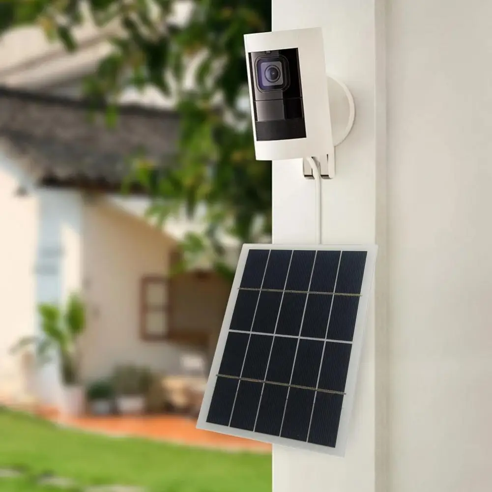 Security Monitoring Solar Panel 3w Polycrystalline Solar Panel Charger Portable Type-c Power Bank for Security Cameras Camping