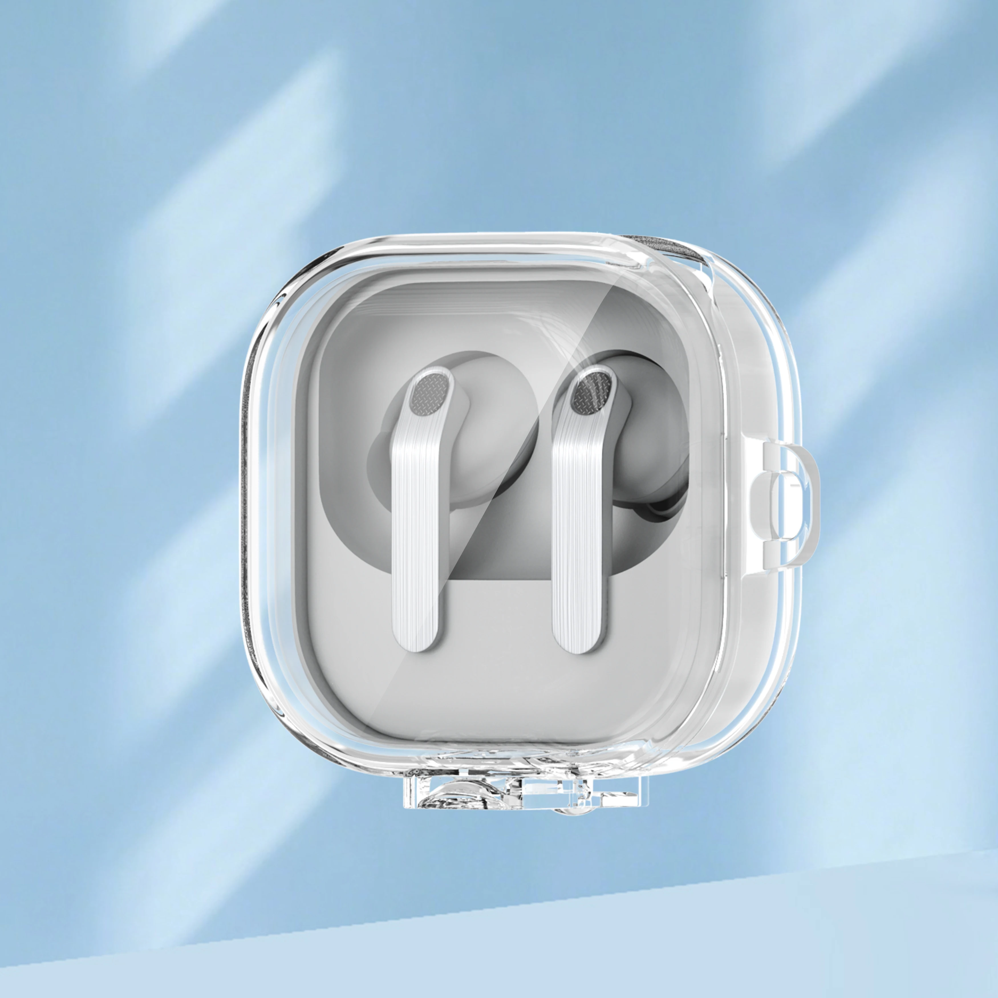 Earphone Cover For Samsung Buds 4 Pro Case Transparent Secure Lock Funda For Samsung Galaxy Buds4 Buzz 4 Pro Cases Sleeve Hook