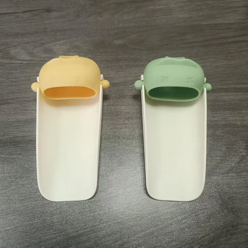 Gel Faucet Spout 2-pack Faucet Extender for Bathroom Sink Food-grade Silicone Splash-proof Waterfall Spout Faucet Tool