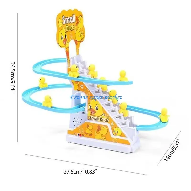 090B Duck Climbing Stairs with Flashing Lights Develop Babies' Visual Perception