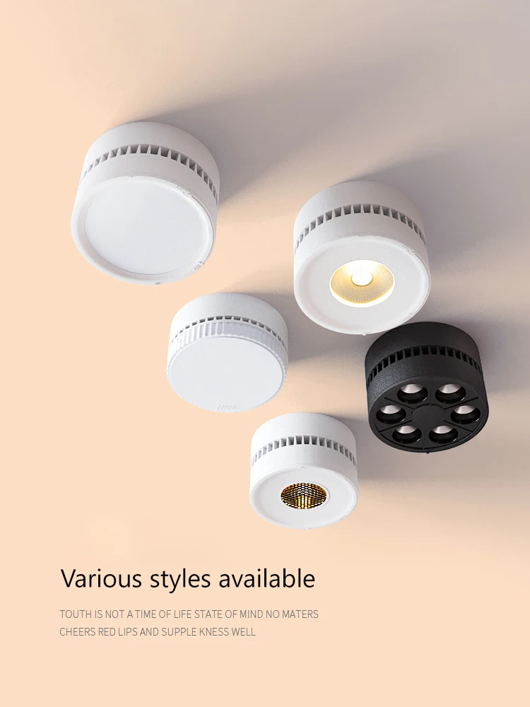 YiYing Led Downlight Surface Mounted Round GX53 Ceiling Lamp Detachable Light Source 7W Spotlight 110V 220V For Household Indoor