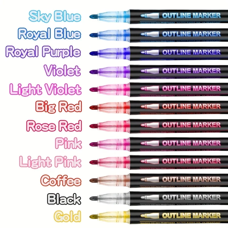 Fluorescent Highlighters, Non-bleed, Smooth Writing Dual-Tip Markers for Note-taking,Art Projects,Office Supplies & Easter Gifts image 6