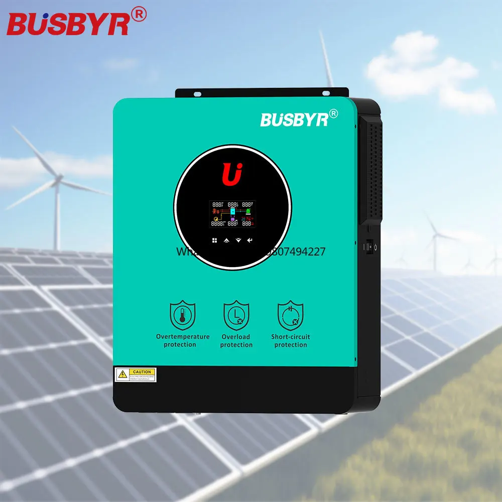 Busbyr Pure Sine Wave 4200w Solar Inverter for Home 4.2kw Hybrid Solar Inverter
