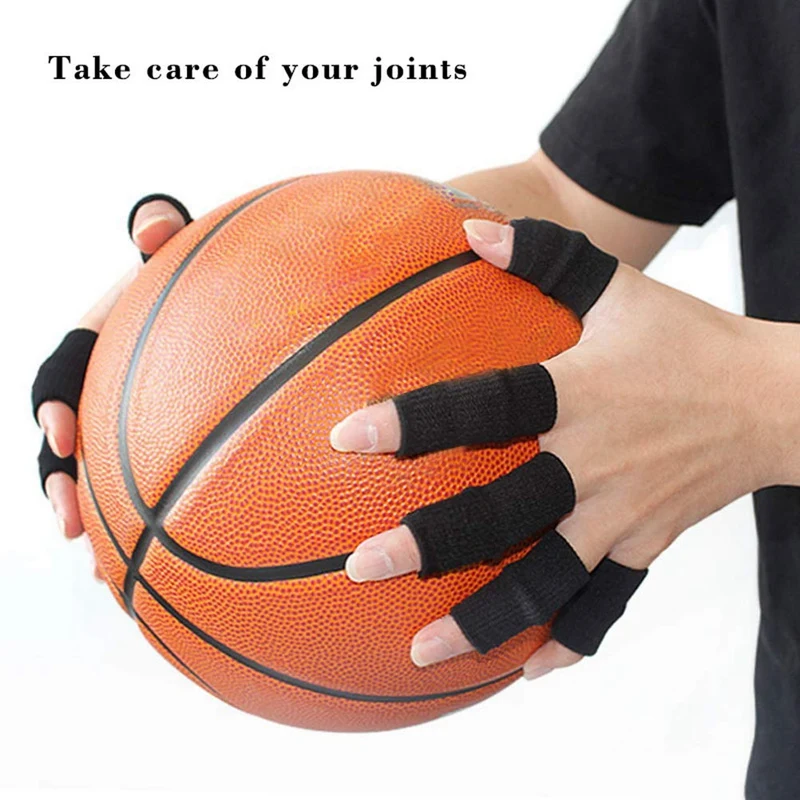 20Pc Finger Sleeves Protectors Sport Finger Sleeves Thumb Brace Support Elastic Thumb Sleeves