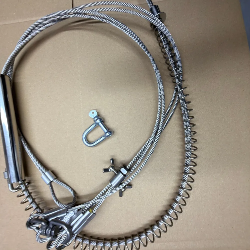 Wild Boar Trap Replacement Stronger Spring With Nuts Wire Rope Dia