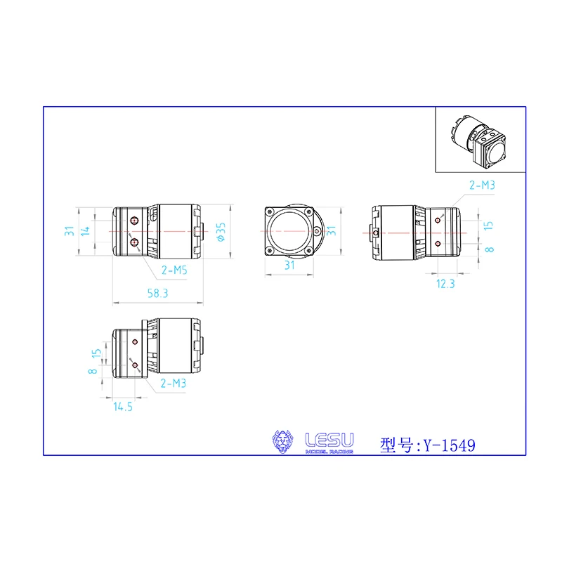 

LESU RC гидравлический масляный насос с ESC для 1/14 Tamiyaya с дистанционным управлением, автомобиль «сделай сам», экскаватор, самосвал, аксессуары для грузовиков, игрушка TH20597