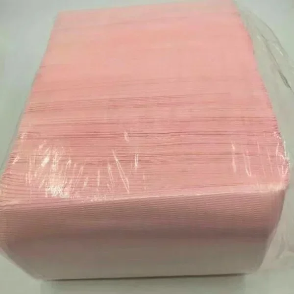 20ชิ้นแผ่นรองปูโต๊ะทำความสะอาดเล็บแบบใช้แล้วทิ้งผ้าปูโต๊ะกันน้ำผ้านอนวูฟเวนสำหรับเครื่องมือทำเล็บดูแลเล็บ