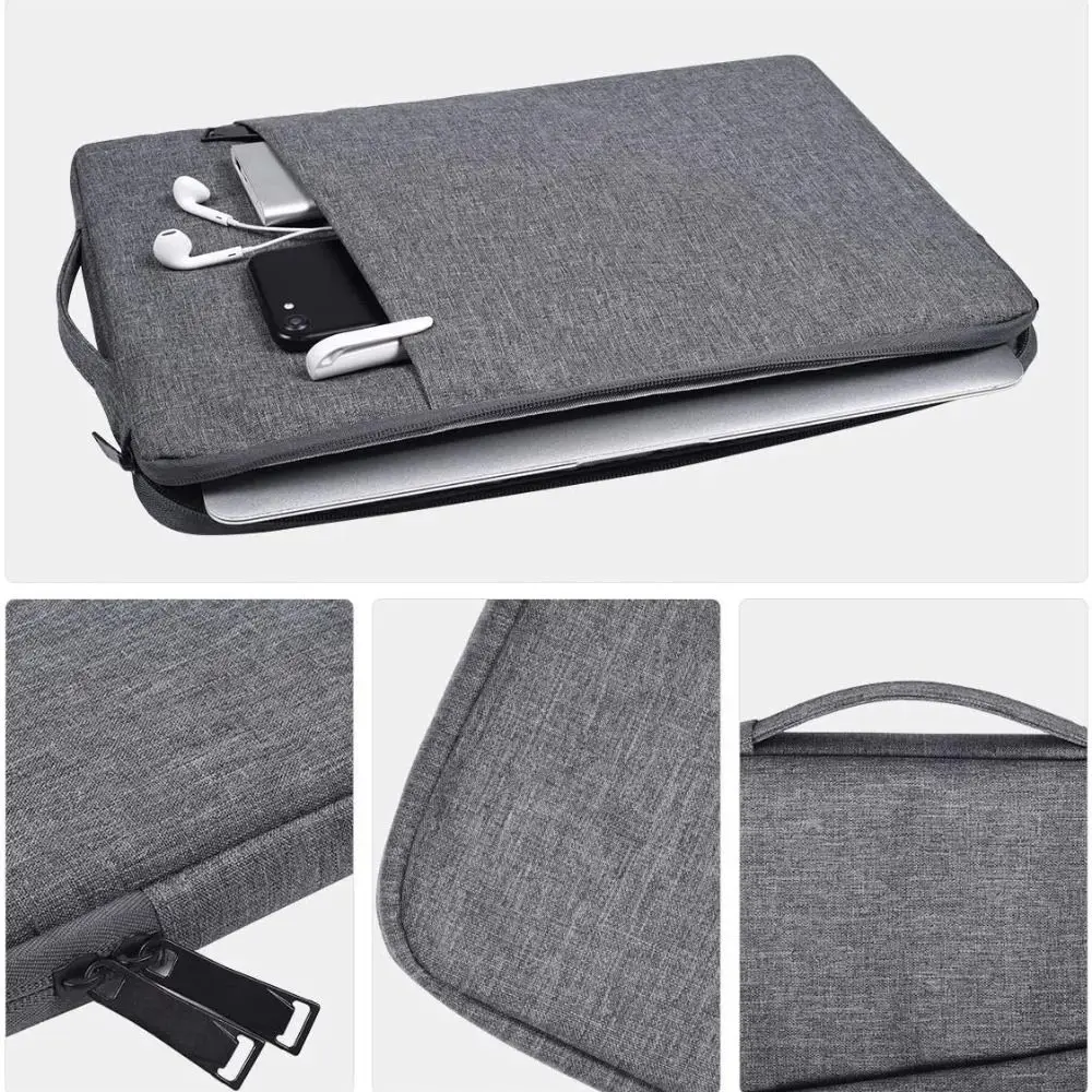 เคสกระเป๋าแล็ปท็อปกันกระแทกอเนกประสงค์, กระเป๋าแล็ปท็อปธุรกิจความจุขนาดใหญ่ถือโน้ตบุ๊คแบบบางพิเศษสำหรับ HP/Dell/พื้นผิว