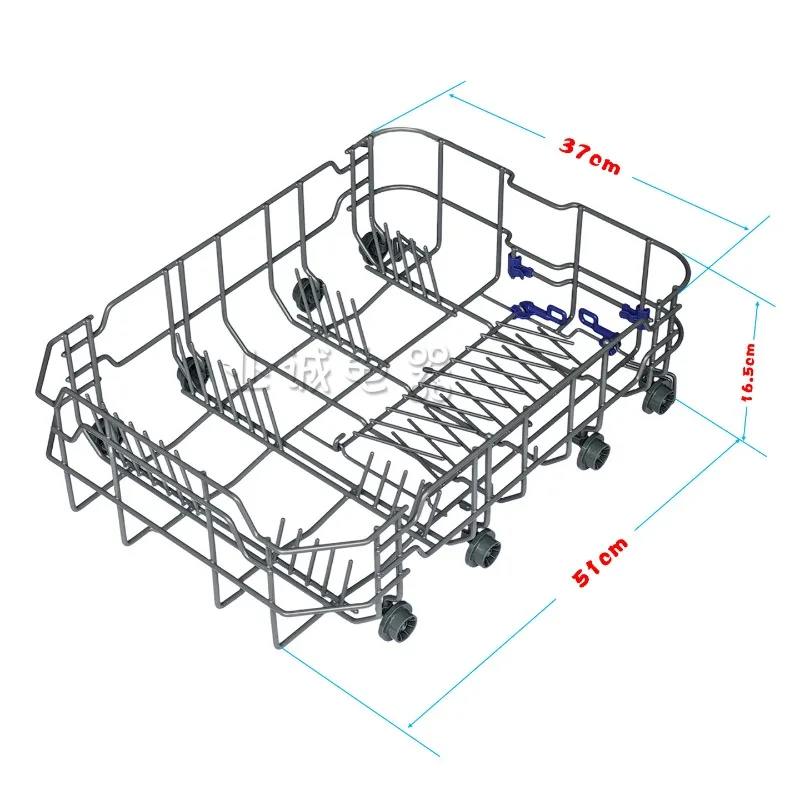 Dishwasher Lower Basket for WQP8-7602 10-Set Special Pull-Out Basket Accessories