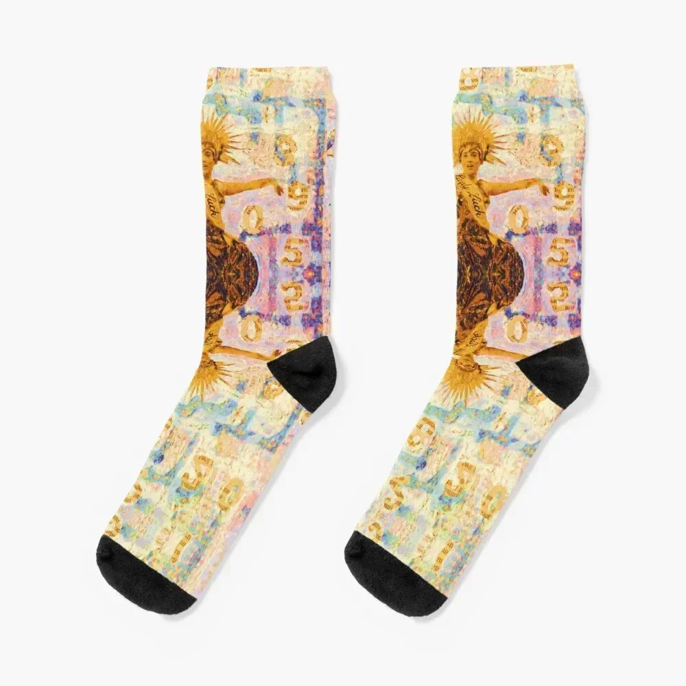 

Lady Luck Good Luck Socks gift japanese fashion heated Children's Man Socks Women's