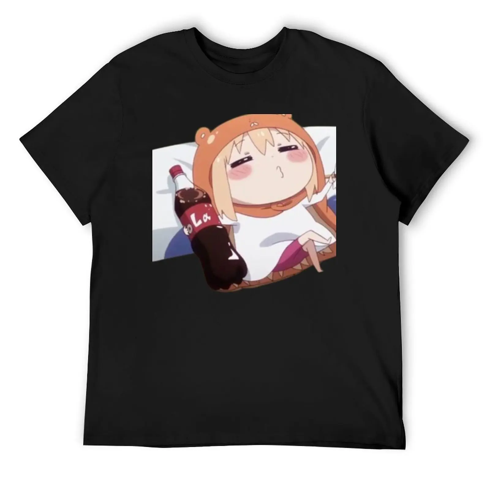 Umaru With Cat Plush Himouto Umaru-chan T-Shirt plus size clothes for a boy anime t shirts men clothes