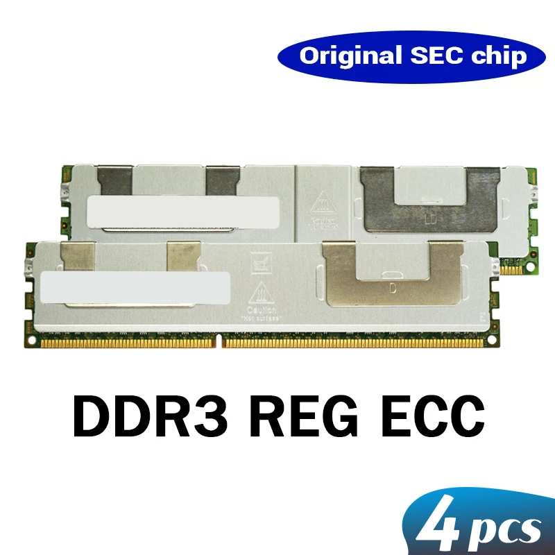 Chip SEC Original DDR3 8GB 16GB 32GB 64GB memoria de servidor REG ECC 1333 1600 1866MHz PC3 ram compatible con x79 LGA 2011 RDIMM/LRDIMM