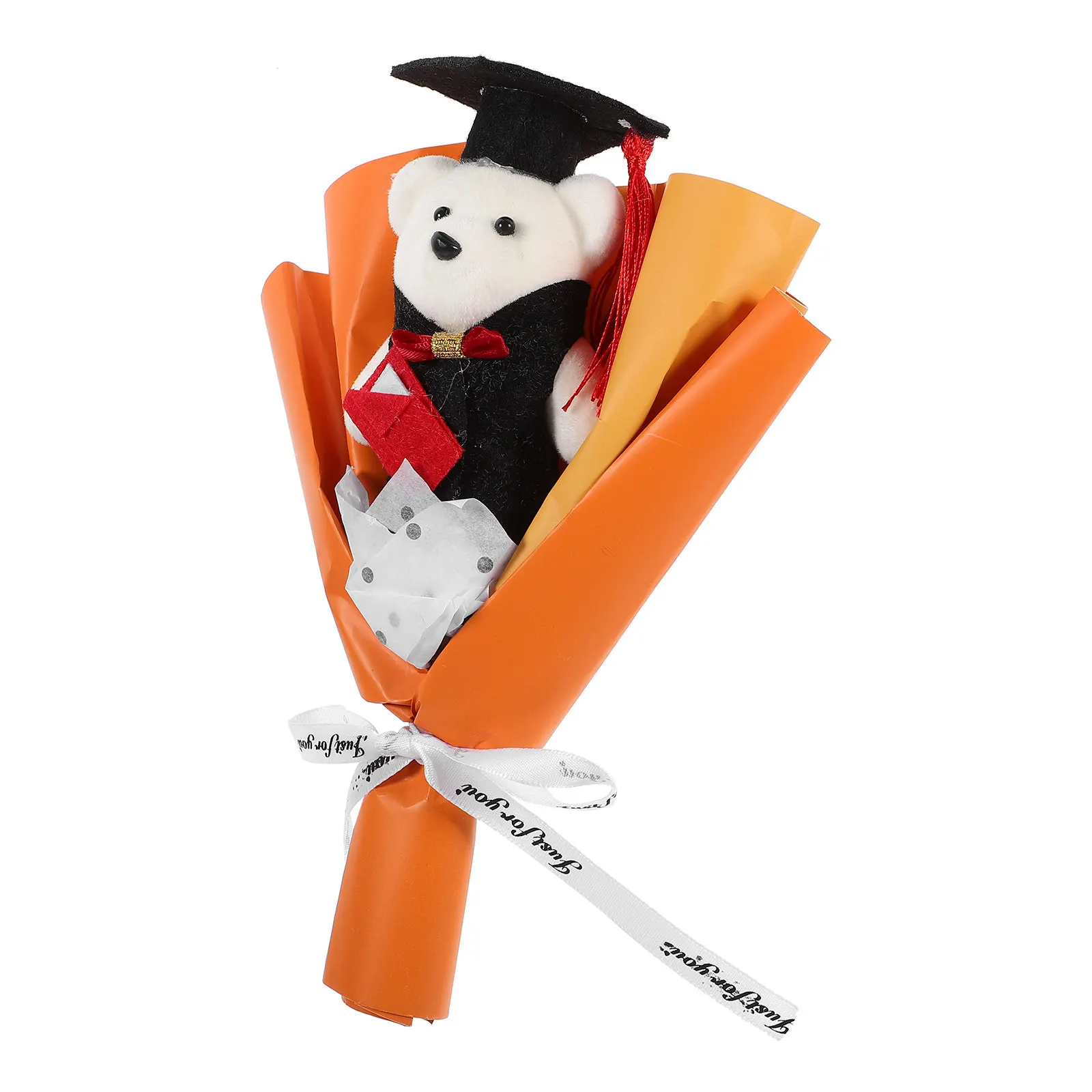 

Graduation Bear Bouquet Exquisite Craftsmanship Graduation Party Decoration Photo Prop Warm Atmosphere Gift for Graduates