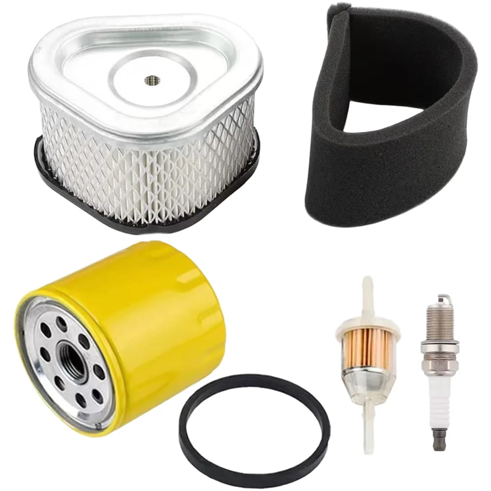 Multi-purpose Engine Maintenance Kit Power Tool Part Yellow for Lawn Mower Filter Single-piece Kit Compatible With LT133 LT155