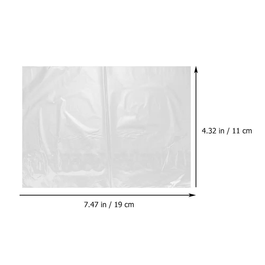 200Pcs Clear Heat Shrink Film Bags PVC Shrink Wrap for DIY Handmade Crafts Packaging Packing Bag Wrapping Bag Wrapping Pouch