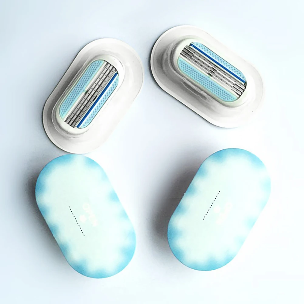 4 unids/lote GFLV hoja de 3 capas cabezal de afeitadora para mujer para maquinilla de afeitar Venus