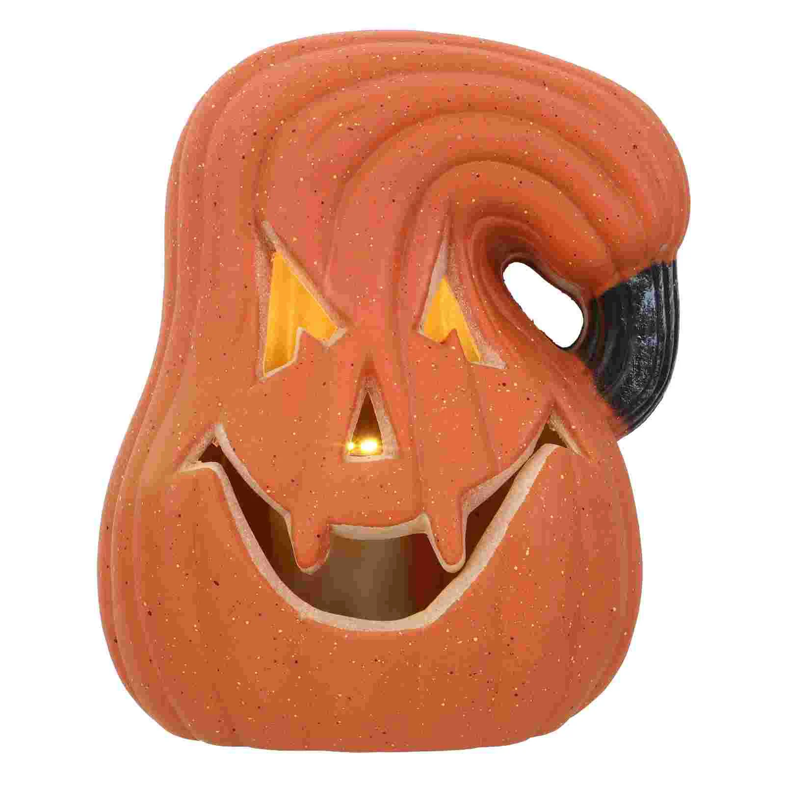 

Pumpkin Lantern Ornament Halloween Decor Lanterns Light Indoor Chic Festival Pe Decoration Party