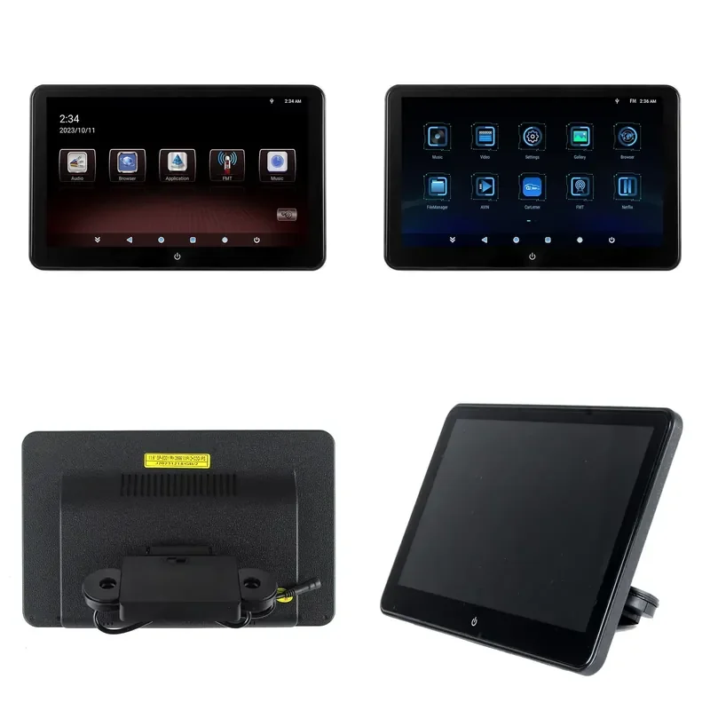 11.6 Inch Headrest Touch Screen TV Display IPS RK Schema WIFI Car Back Seat Tablet Multimedia CarPlay Player