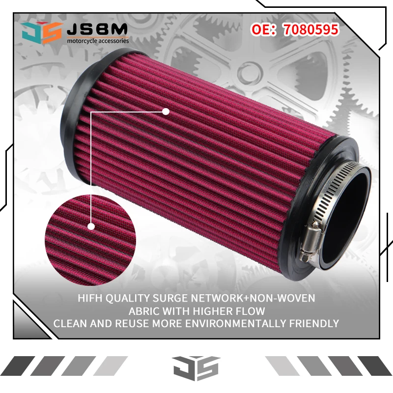 

JSBM Motorcycle Accessories High Flow Air Filter For Polaris Sportsman 335 400 500 550 570 600 700 800 850 Trail Boss 325 330