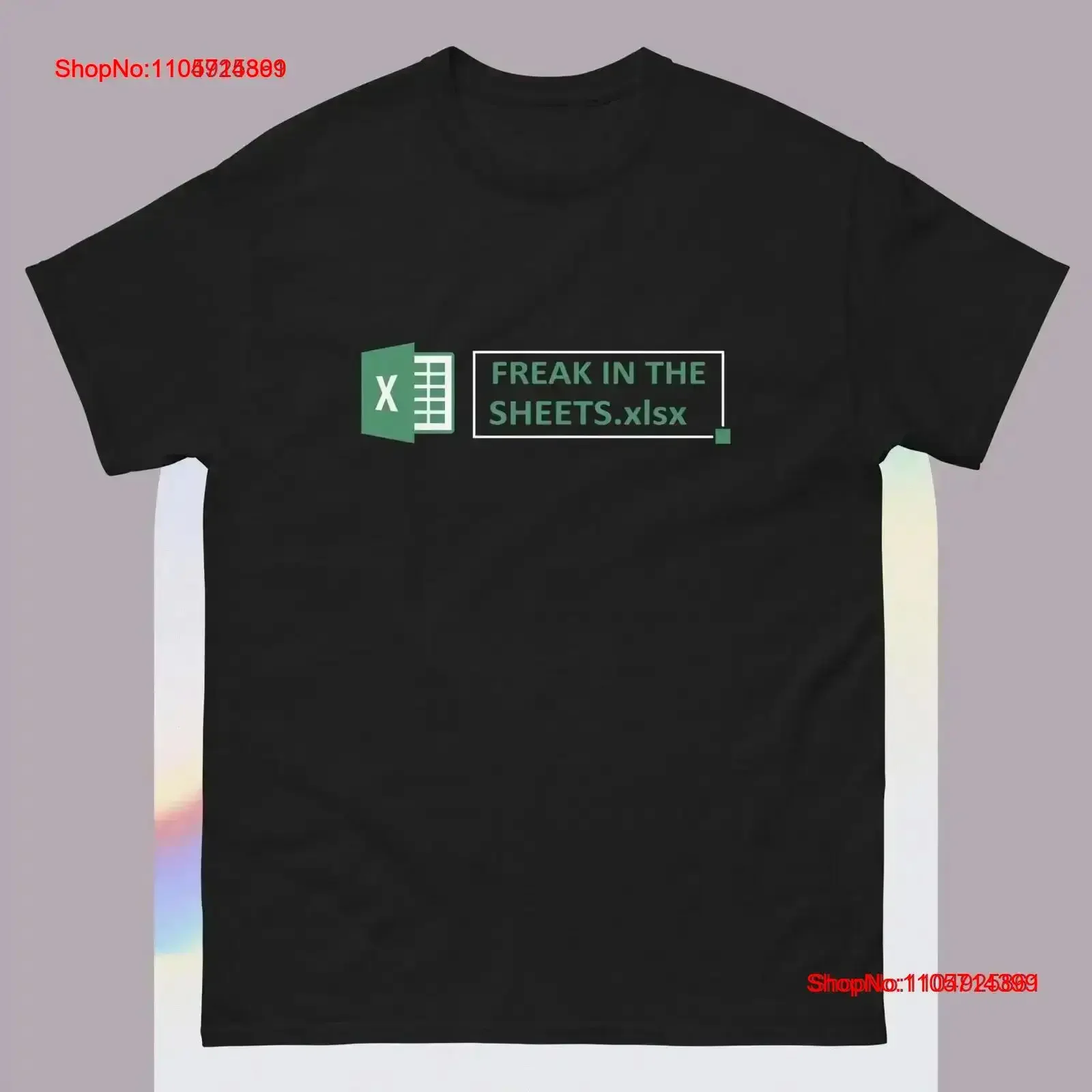Freak In The Sheets Excel Ugly Christmas Sweater Funny T Shirt vintage Washed Stretched homme Comfortable graphic vintage Soft