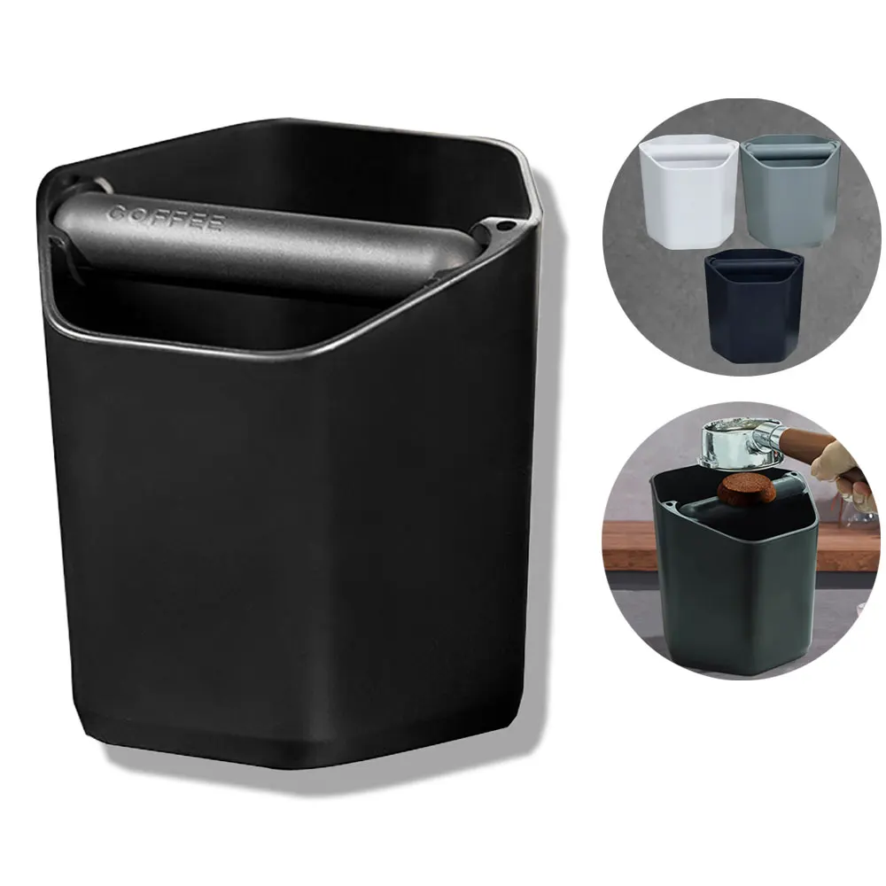 

Coffee grounds bucket large capacity 1.8L mute knocking bucket non-slip hexagonal column coffee grounds box