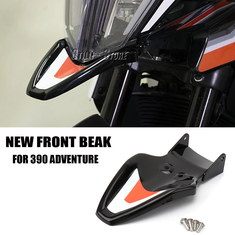 

Motorcycle Accessories New Front Beak Fairing Extension Wheel Extender Cover For 390 Adventure 390 ADVENTURE 390 ADV